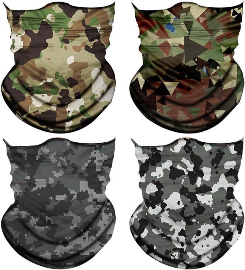SIDAZON Neck Gaiter Mask,Bandana Gator Face Cover Mask Sun UV Protection,Neck Warmer Balaclava,Tube Face Scarf,Headband for Outdoor - Image 1
